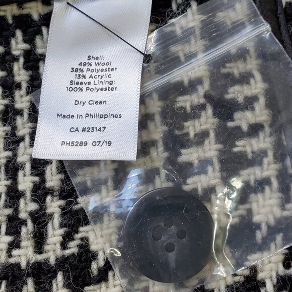 Talbots Plus Size Long Boiled Wool Jacket Size 20W - Picture 6 of 6